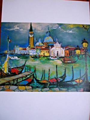 AFFICHE BOLORÉ -VENISE-AVANT LA LETTRE 70X50 CM