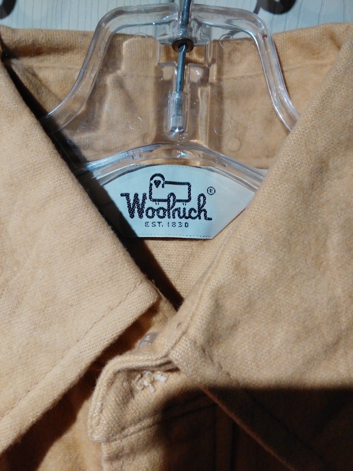 Vintage WOOLRICH Chamois Heavy Flannel Shirt Small Western Snap USA Ex Cond!