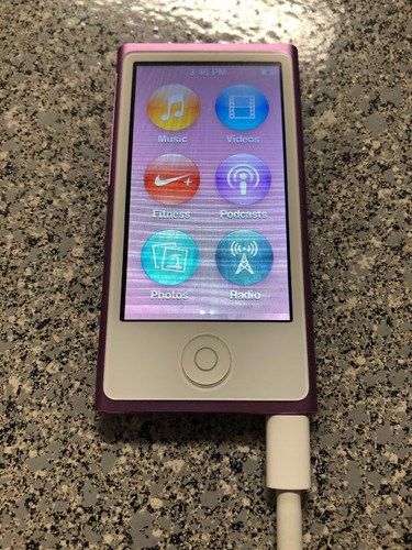 Apple iPod Nano 7th Generation Purple (16 GB) MD479LL Clean! Tested!