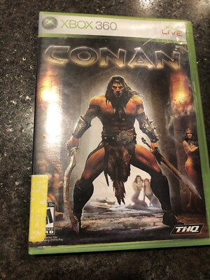 CONAN X-BOX XBOX 360 COMPLETE GAME CASE AND MANUAL COMPLETE NES HQ