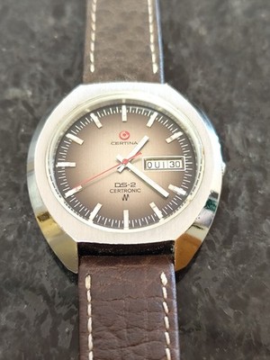 CERTINA DS-2 CERTRONIC TURTLEBACK DIVER´S DIAPASON VINTAGE SS MEN´S WATCH