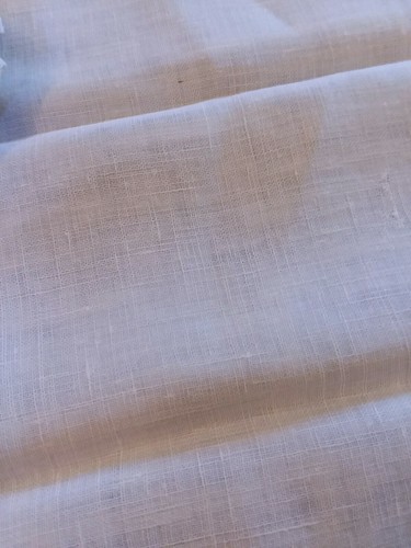 SET of 8 - VINTAGE LINEN  Napkins UNUSED Embroidered Trim 5.5