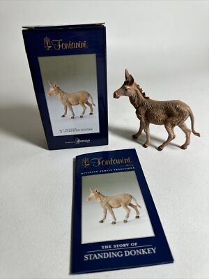 Standing Donkey by Fontanini 5 inch Figurine NIOB 52443