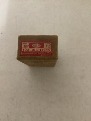 TAPER PIN #2/0 X 1'' STANHO 100PC