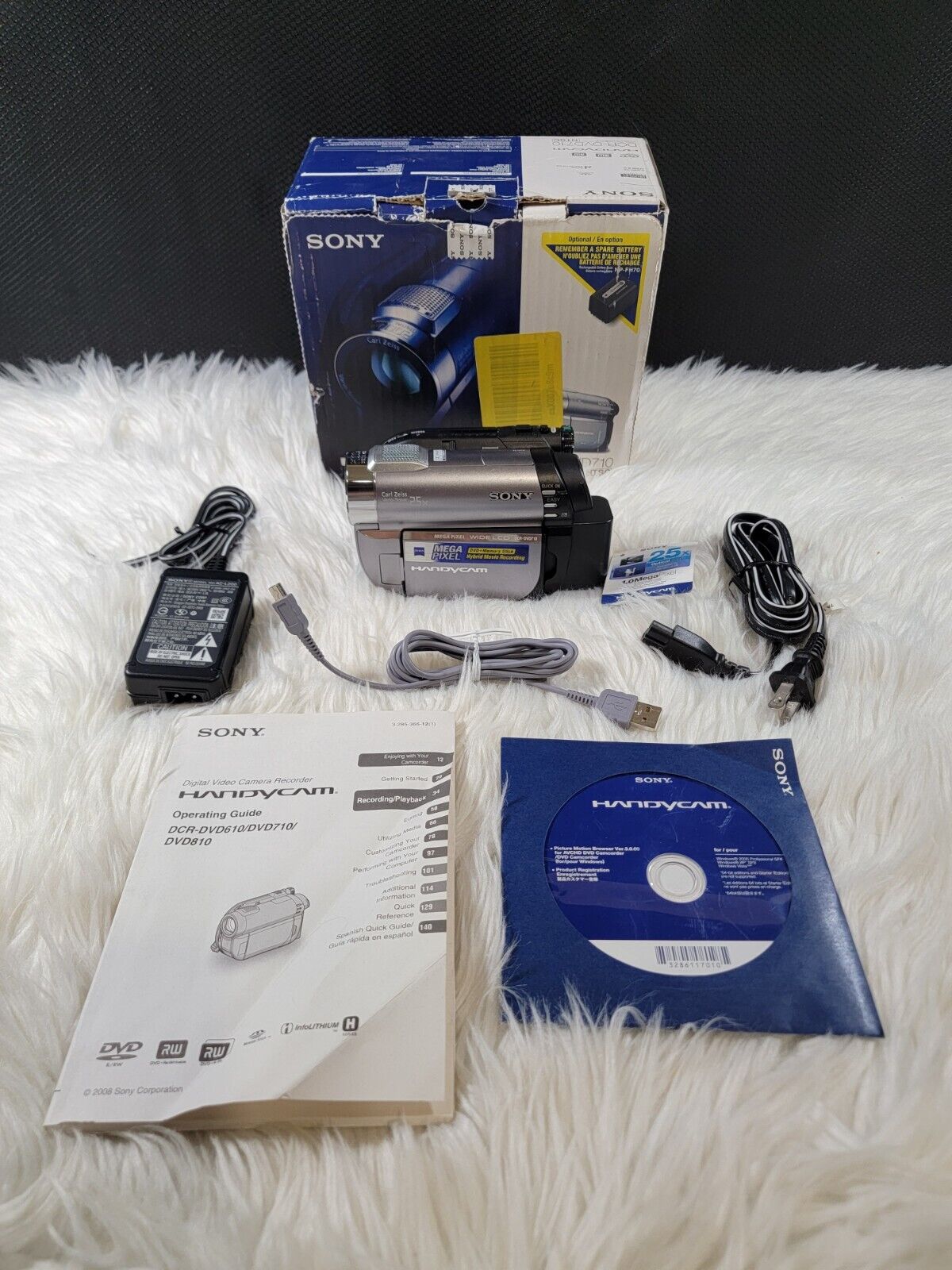 Sony DCR-DVD710 1MP DVD Handycam Camcorder with 25x Optical Sony DCR-DVD710 1MP DVD Handycam Camcorder with 25x Optical