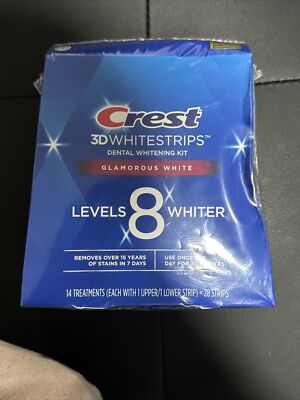Crest 3D Whitestrips Glamorous White, 28 Strips, Exp 1/26