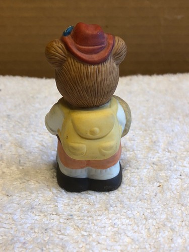 Homco German Hiking Bear Figurine