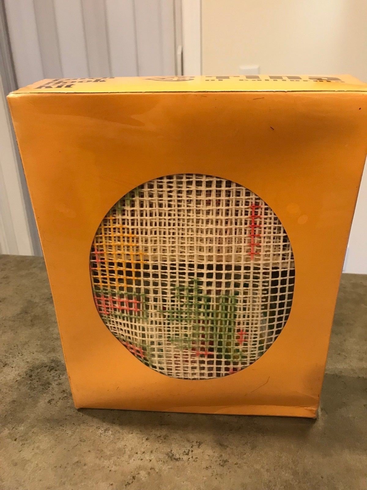 Vintage Tina of California Christmas Noel Latch Hook Kit Pillow Designs