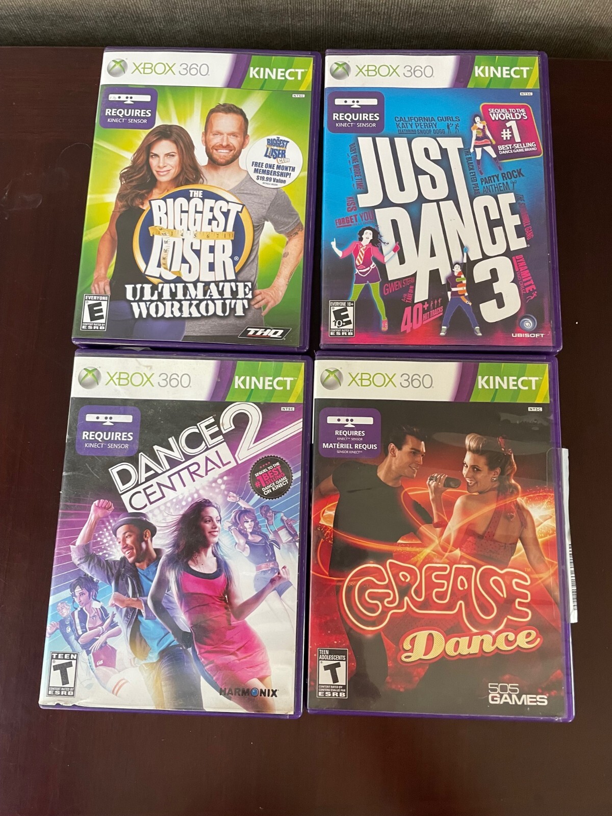 Lot of 6 - Xbox 360 Kinect (See Description) Not Tested #78