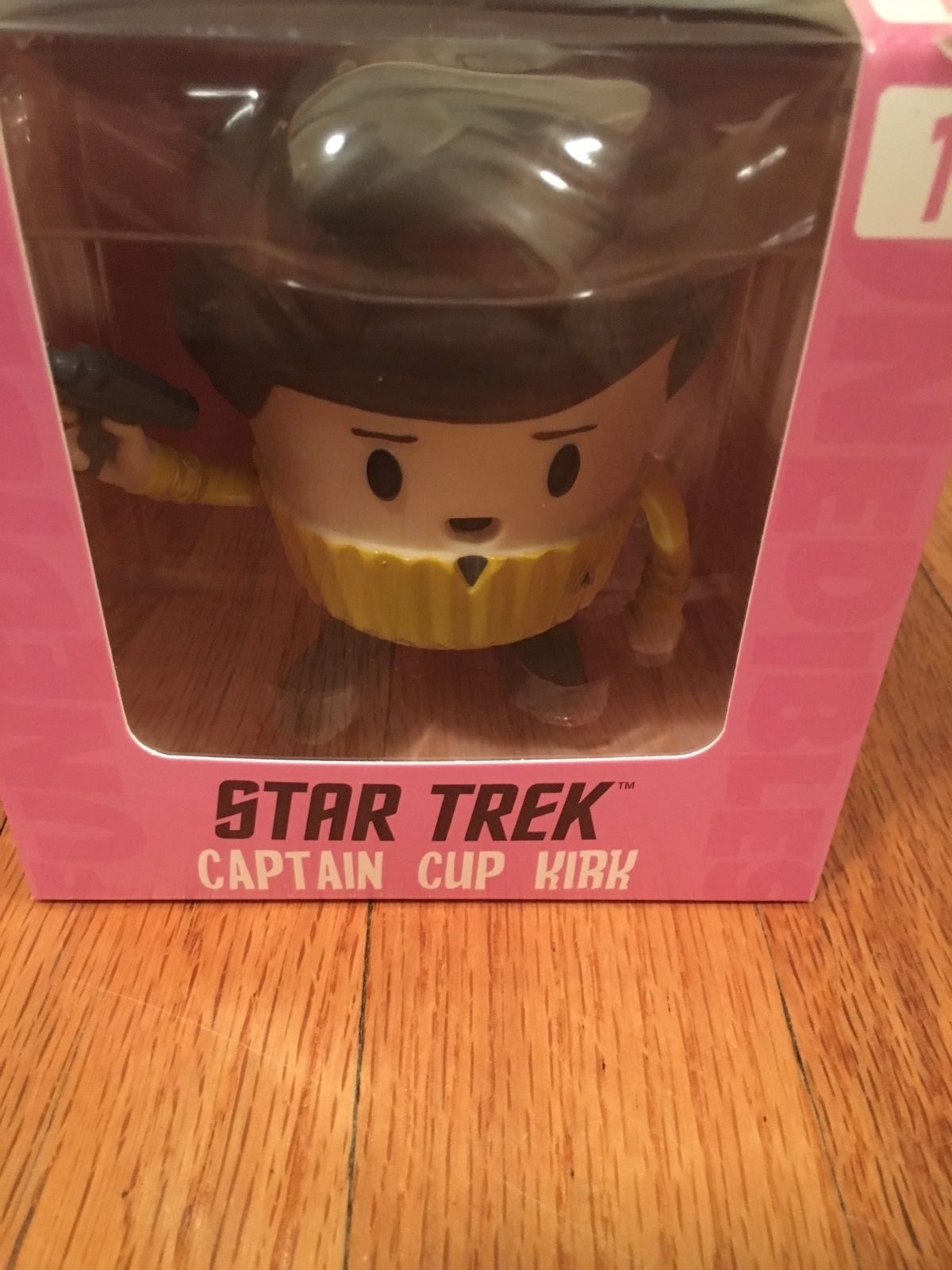 Lot of 3 FunEdibles Star Trek - Captain Cup, Kirk Spock Tart, Corn Bread Muffin