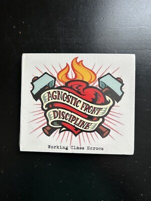 Agnostic Front Cd Discipline Working Class Heros NYHC Still Sealed!Rare! Digipak