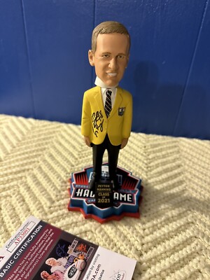 Peyton Manning Signed BOBBLEHEAD JSA Authentication COA Hall Of Fame 2021 FOCO