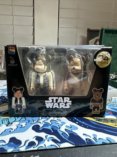 MEDICOM TOY - BE@RBRICK CHEWBACCA（TM） (Han Solo Ver.) BE@RBRICK x Disney Star Wars 2-PACK no. 34 Han Solo