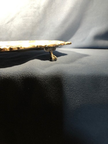 Beautiful 14” Gorham Footed Tray Silver Plated Extremely Unique