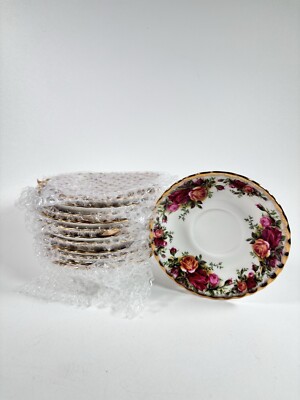 Royal Albert Old Country Roses Saucers 5 1/2'' 