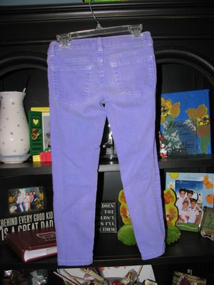 Size 7 Cherokee Super Skinny Light Purple Cool Jeans Cotton Spandex Poly Blend