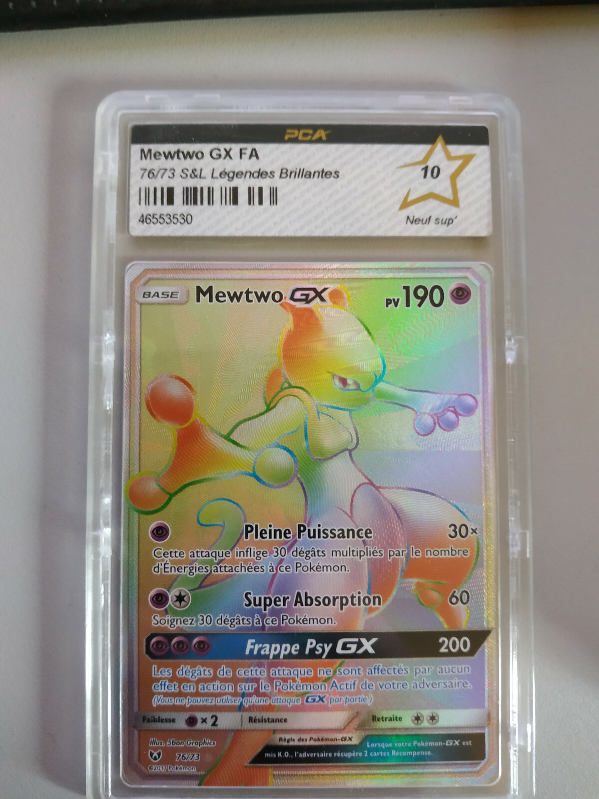 【新品レア物】ポケモンカード Mewtwo GX HR 76/73 (英語版) 新品レア物】ポケモンカード Mewtwo GX HR 76/73 (英語版