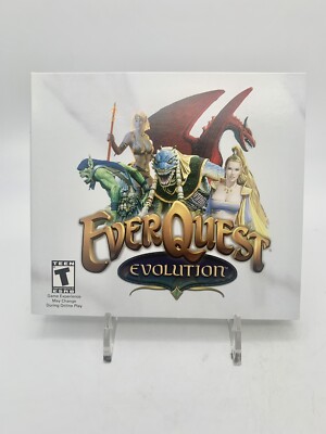 EverQuest: Evolution (PC, 2003) Video Game 3 discs box +Key