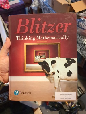 Thinking Mathematically by Robert Blitzer (2018, Hardcover)