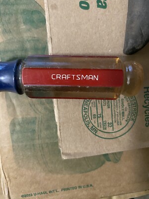 Vintage Craftsman 3/8  Flathead Regular Screwdriver  9 41588 + WF USA