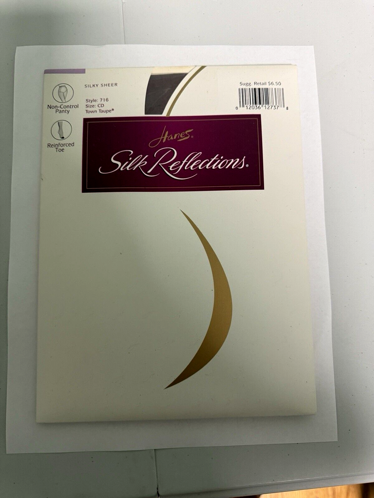 11 Vintage Hanes Pantyhose Silk Reflections 716 Size CD  Silky Sheer Hosiery