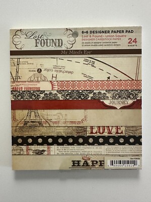 My Mind's Eye 6 x 6 Paper Pads-Multiple Variations Available-You Choose