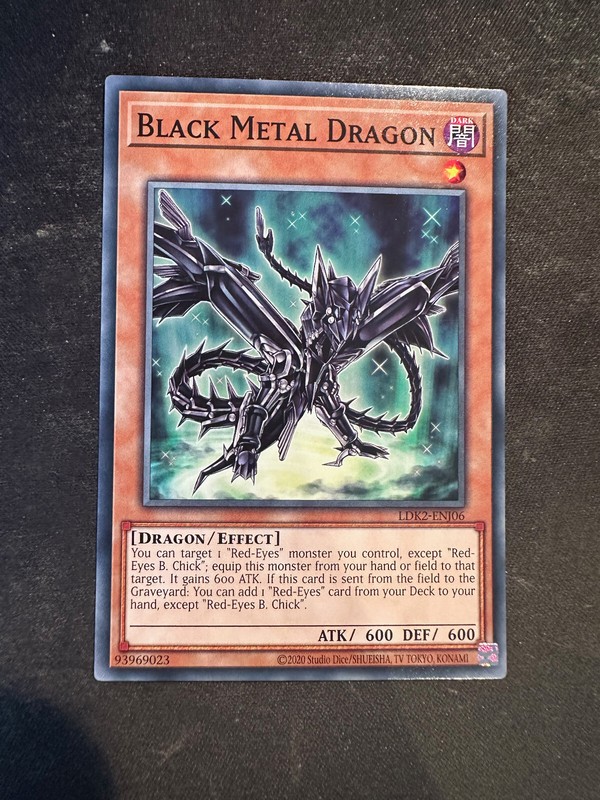 Black Metal Dragon  - Ldk2-Enj06 - Common N/M