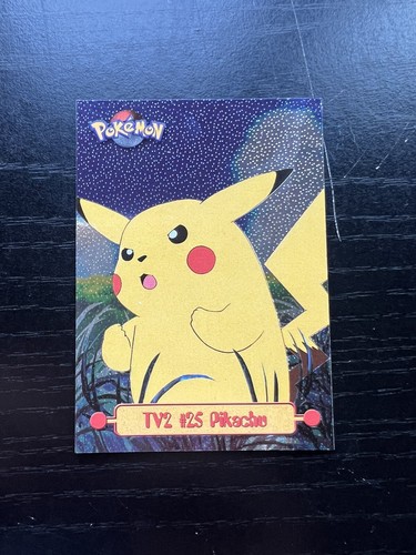 Pikachu Topps 1999 TV Animation Edition! Series 2 Black