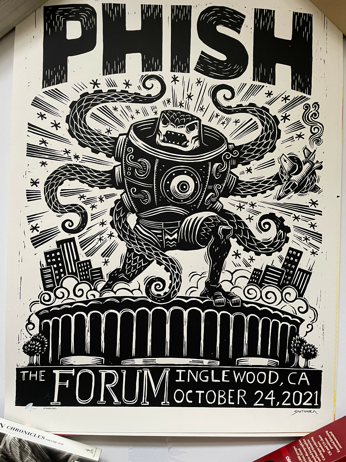 phish ポスター Phish Poster Official New Years MSG NYC 19 Silkscreen S/N