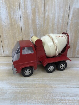 Tonka Red Concrete Cement Mixer Truck Gas Turbine Vintage 1960s Metal