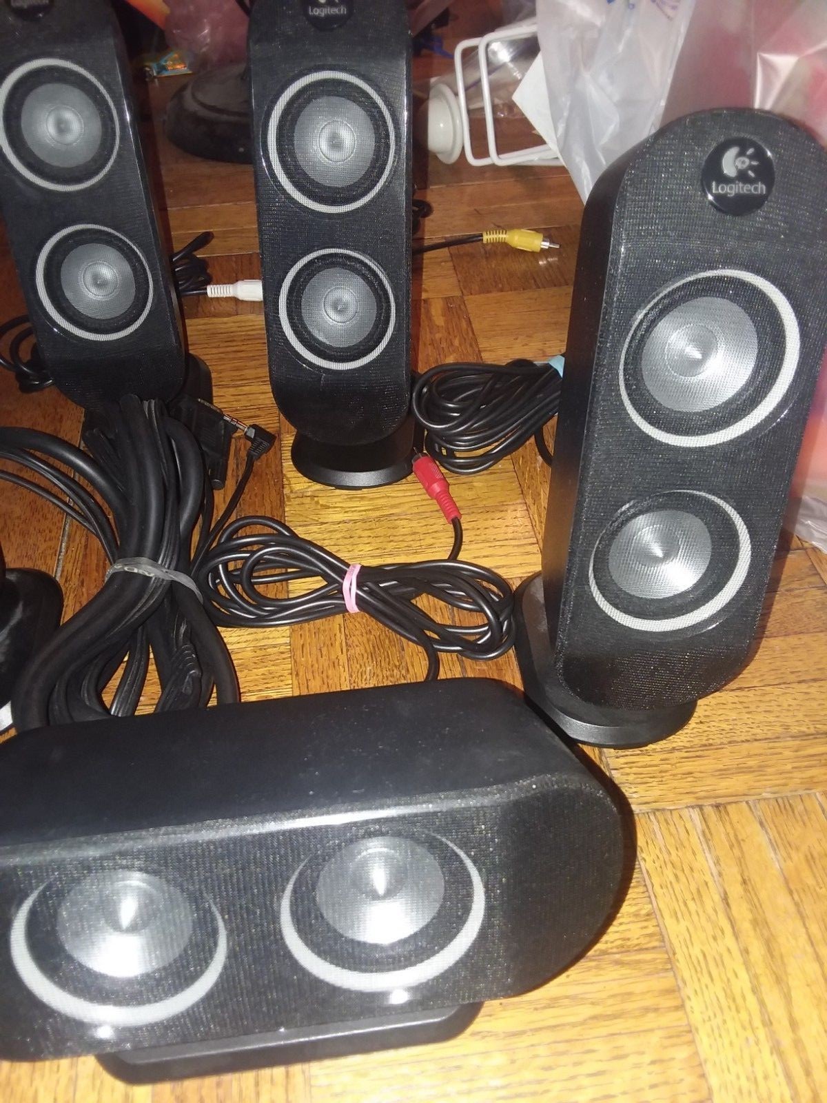 FULL SET! of 5-pcs REPLACEMENT Speakers for Logitech X-530 5.1-Channel