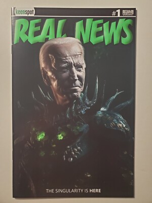 Biden's Titans Vs. Elon Musk #1 1:7 Biden Spawn Variant Keenspot NM Pics