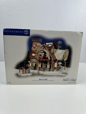 Dept 56 Mighty Fine BBQ SNOW Village Series with Box 56.55613 55613