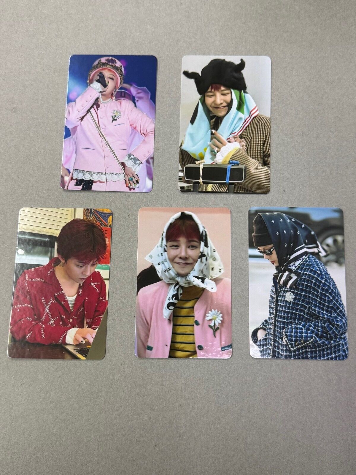 KPOP BIGBANG G-DRAGON Kwon Ji-Yong 5 cards Limited NEW 005 KPOP BIGBANG G-DRAGON Kwon Ji-Yong 5 cards Limited NEW 005