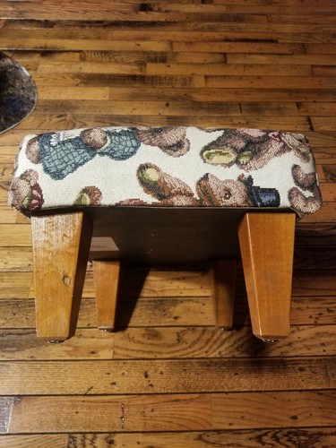 Vintage Teddybear Footstool