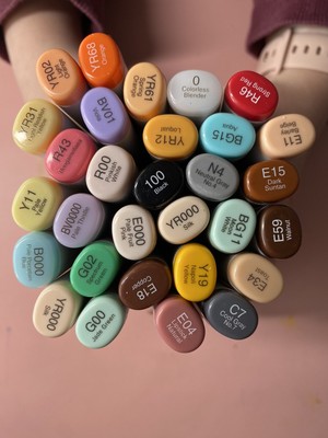 New Copic Sketch Markers (see available colors in the description)