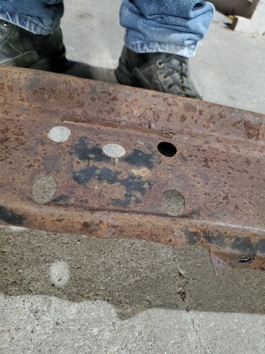 1929 Model A Ford Briggs Leatherback 60-B Lower Rear Apron Tail Pan Valance