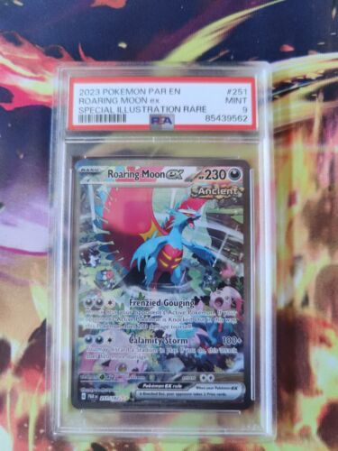 PSA 9 Roaring Moon EX Special Illustration Rare Pokémon
