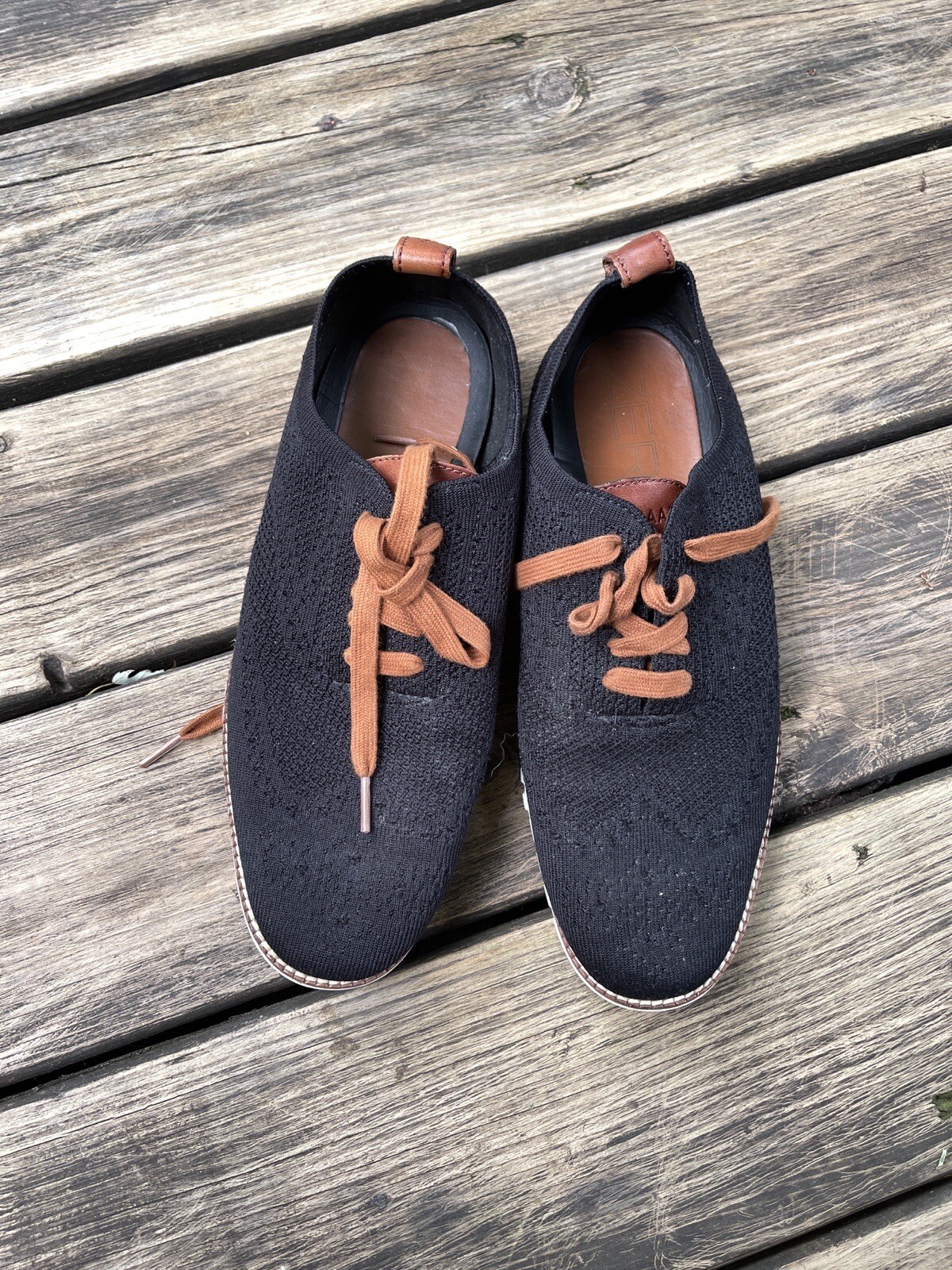Cole Haan ZeroGrand Stitchlite Wingtip Oxford Black Ivory Cole Haan ZeroGrand Stitchlite Wingtip Oxford Black Ivory