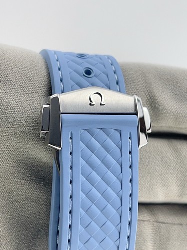 Pre-owned Omega Seamaster Aqua Terra Worldtimer Summer Blue 43mm Automatic Watch