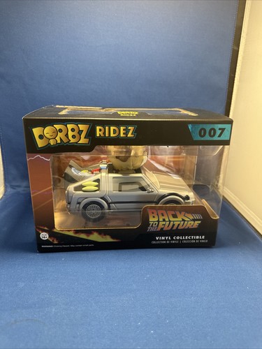 Funko Dorbz Ridez Back to the Future Einstein Delorean 007