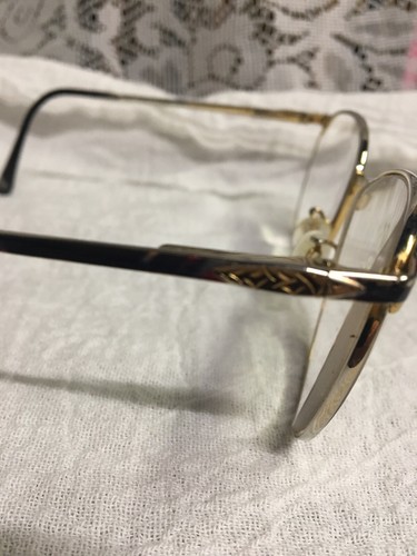 Vintage 1980's Tura Gold Tone Multi Eyeglasses Women's Oversized Metal Frames