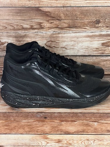 Puma Mb.02 Basketball Shoes Mens 11 Oreo Black White Lamelo  display picture 3