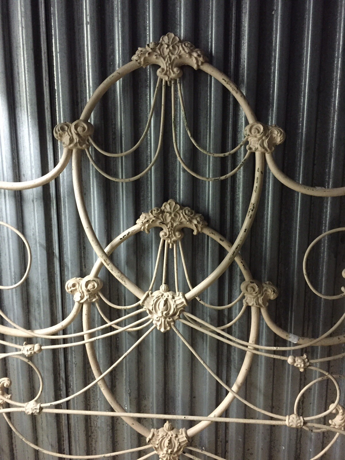Antique Wrought Iron Double Bed
