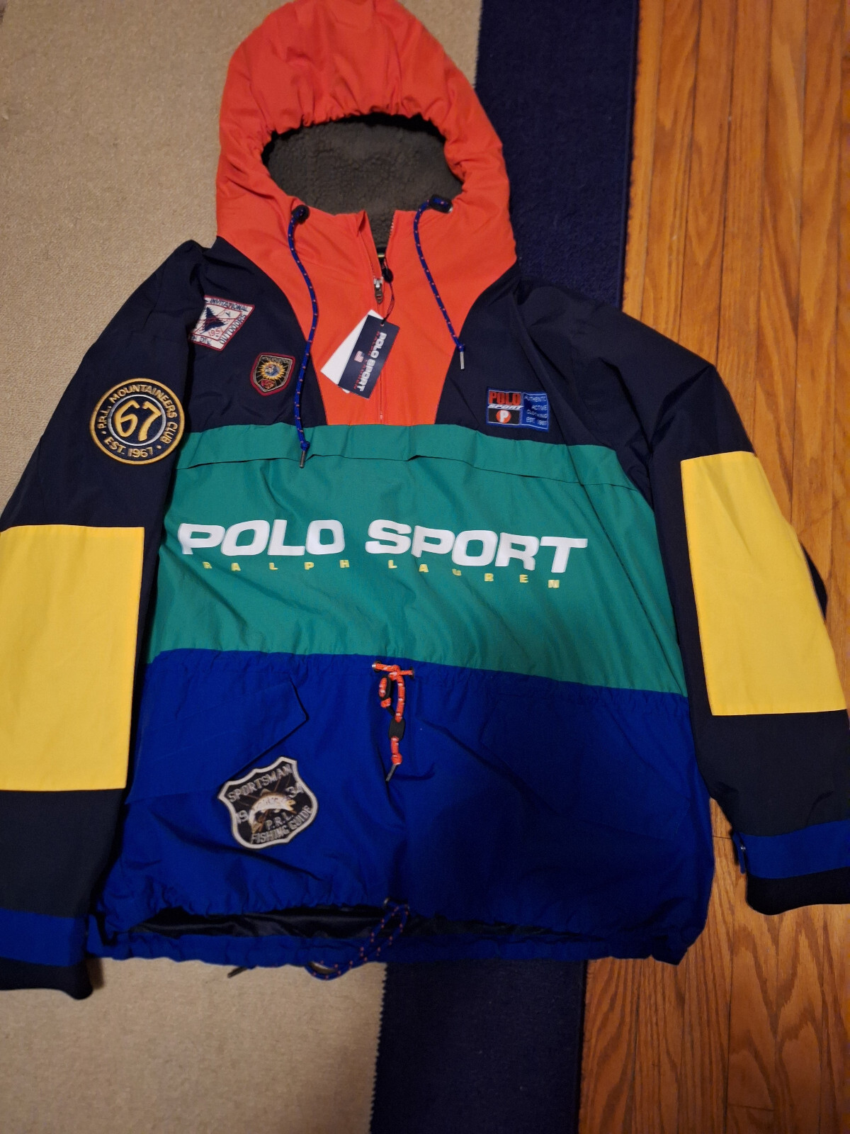 Mens Polo Sport Sportsman Ralph Lauren Anorak Color Block Mens Polo Sport Sportsman Ralph Lauren Anorak Color Block