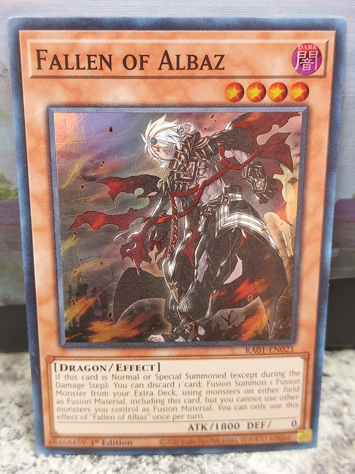 Fallen of Albaz RA01-EN021 - Super Rare Yugioh! Holo Foil Nice! | eBay