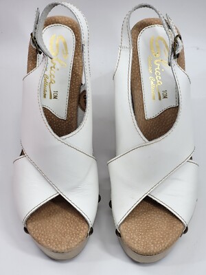 Sibba 4'' High Heel Sandles  Slingback Size 10****flaws