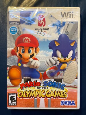 Mario & Sonic at the Olympic Games for Wii, Rated: E -NEW Factory Sealed-