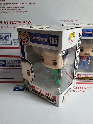 FUNKO POP! Talladega Nights: Jean Girard & Cal Naughton Jr. #185 & #184 New