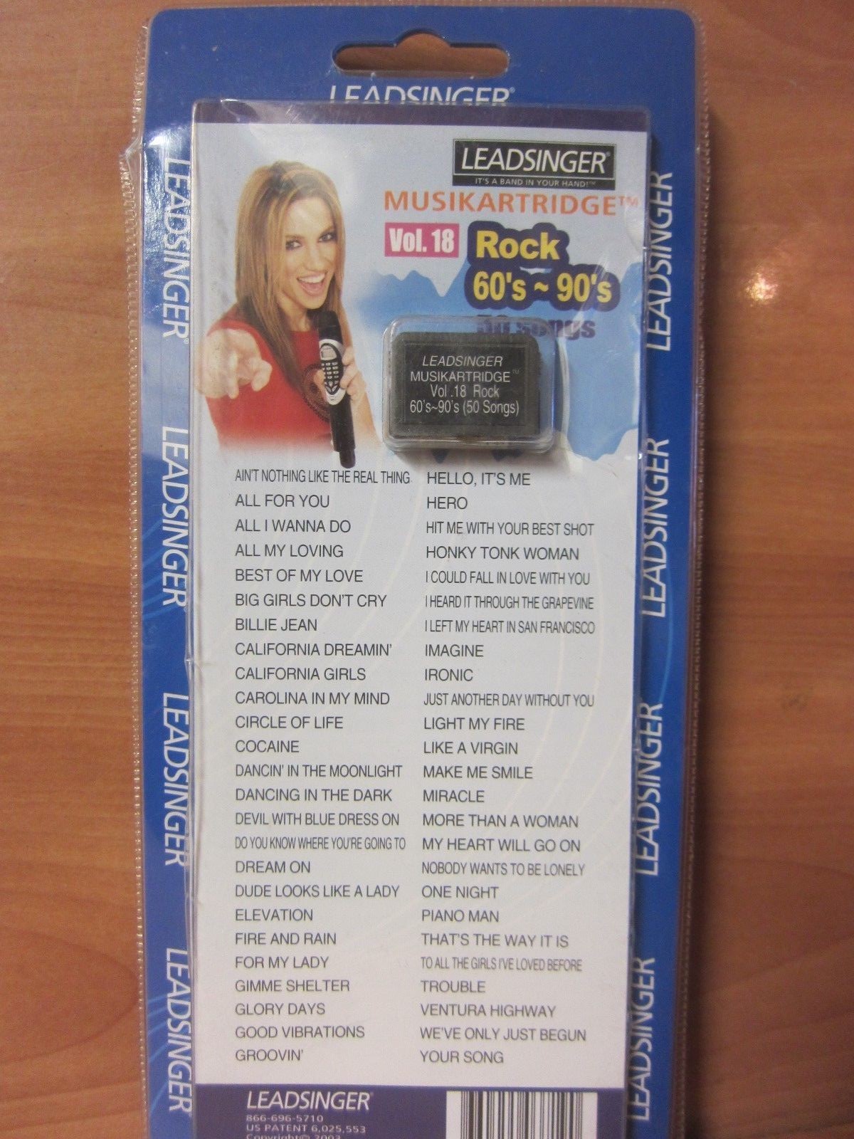 Lot of 3 Leadsinger Karaoke MUSIK CARTRIDGES. FREE SHIPPING.